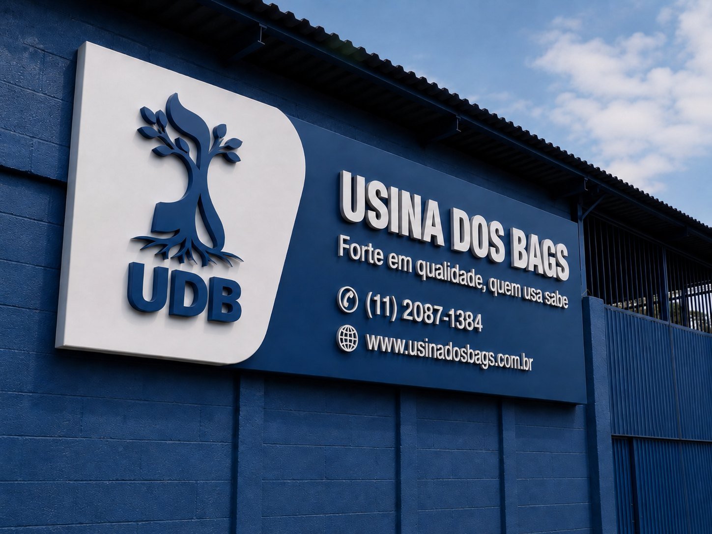 Fachada da UDB — Usina dos Bags