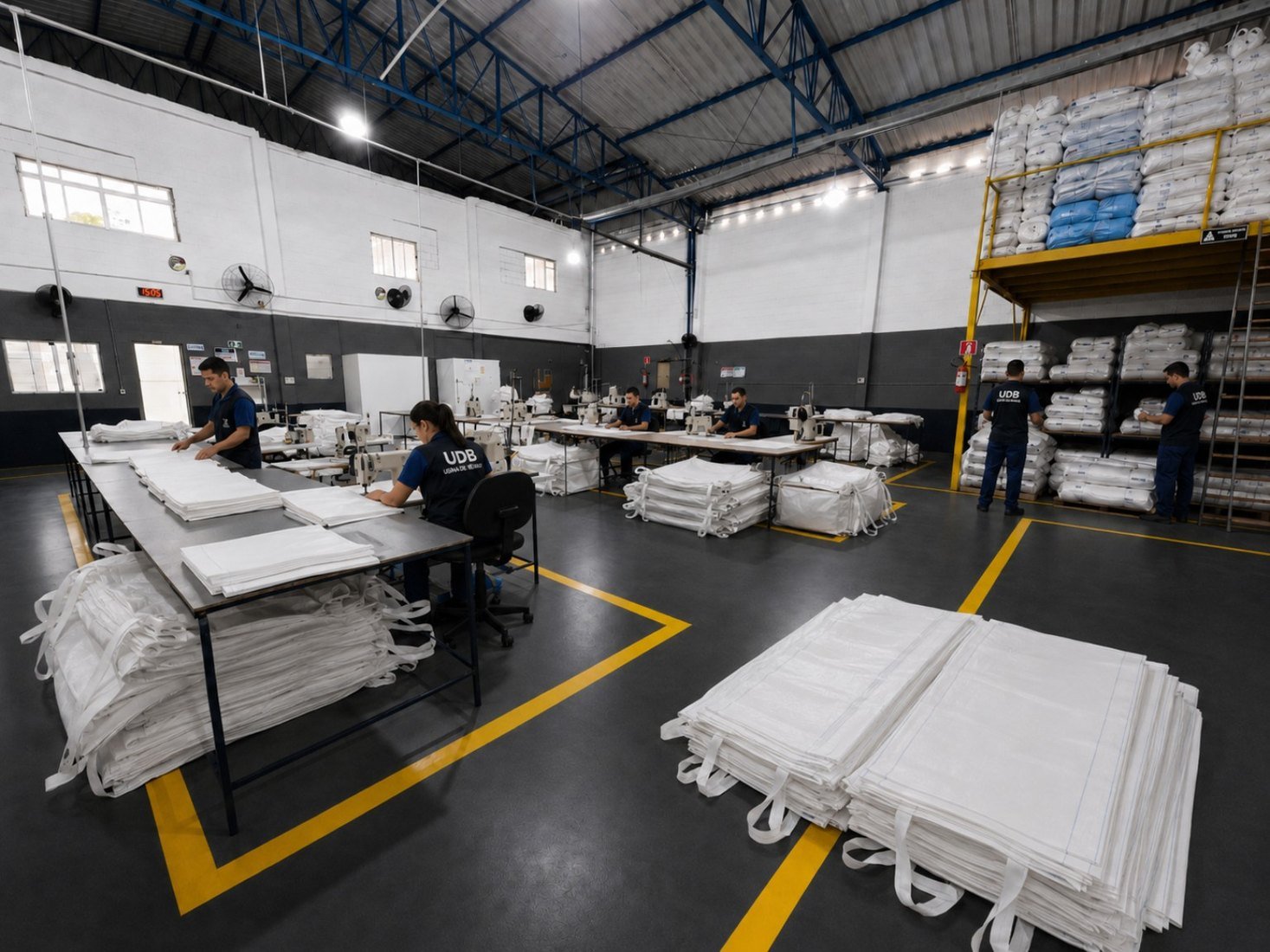 Área interna de produção da UDB